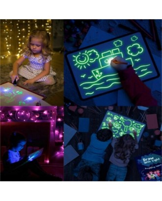 Children\'S 3D Luminous Graffiti Fluorescent Plate