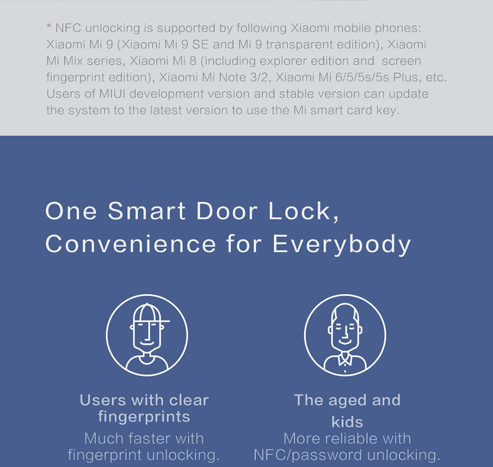Aqara N100 Smart Door Lock - Black